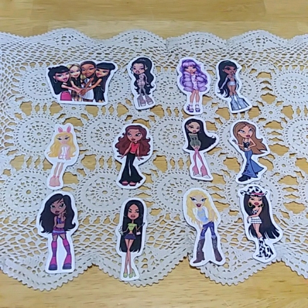 Bratz Stickers for computer, lockers, backpacks,  scrapbooks